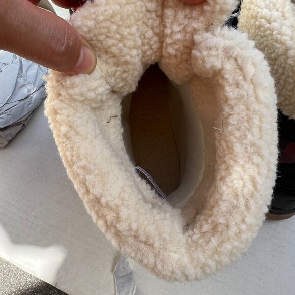 Cougar Waterproof Lace Up Winter Boot Women 7 Medium Carlisle Red Plaid - Picture 10 of 13